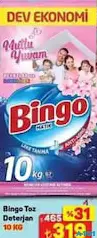 BİNGO TOZ DETERJAN 10 KG